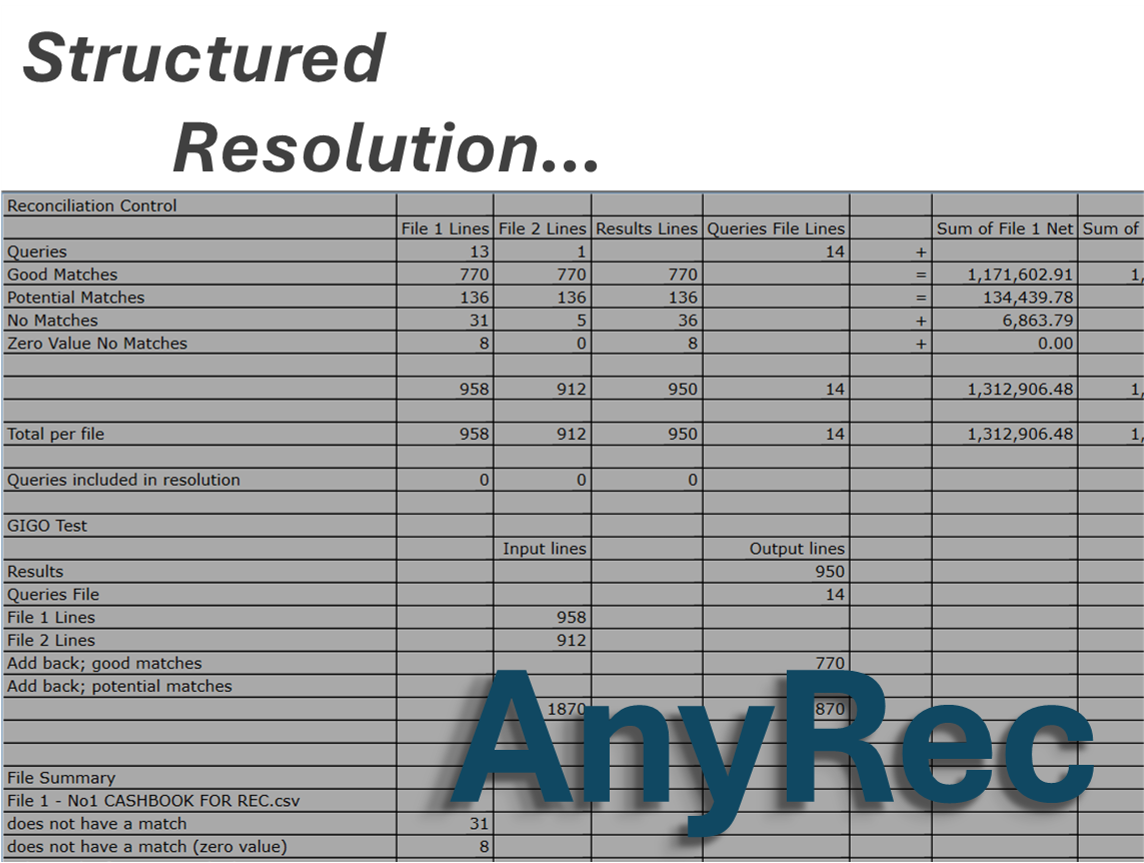 AnyRec structured resolution output